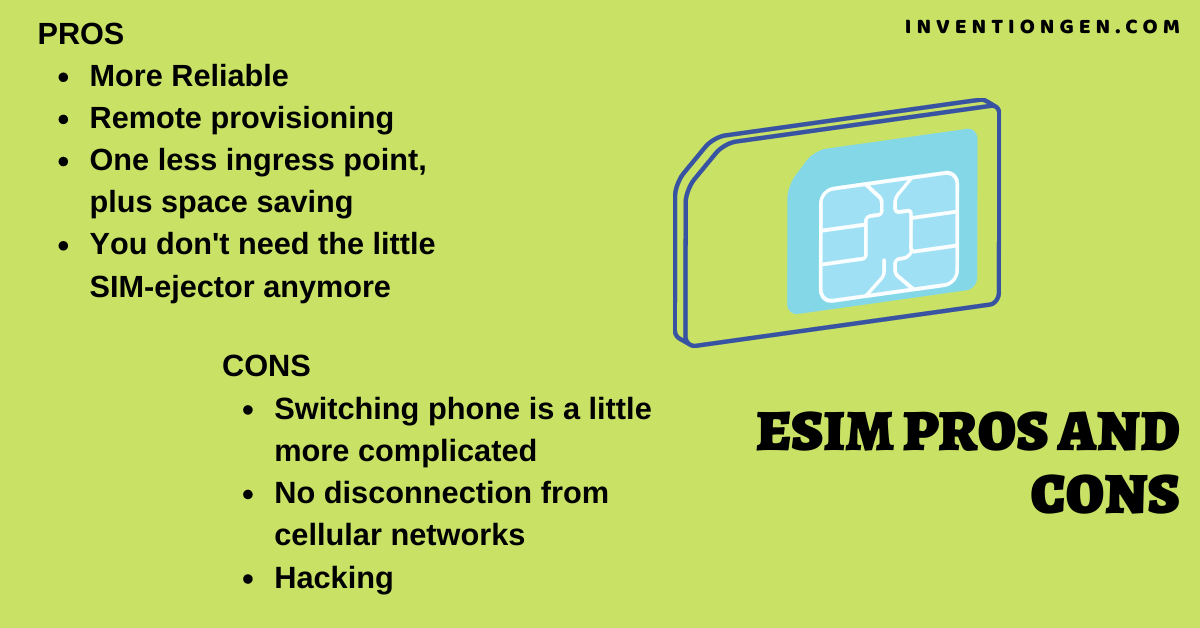 eSIM Advantages and Disadvantages Pros Cons