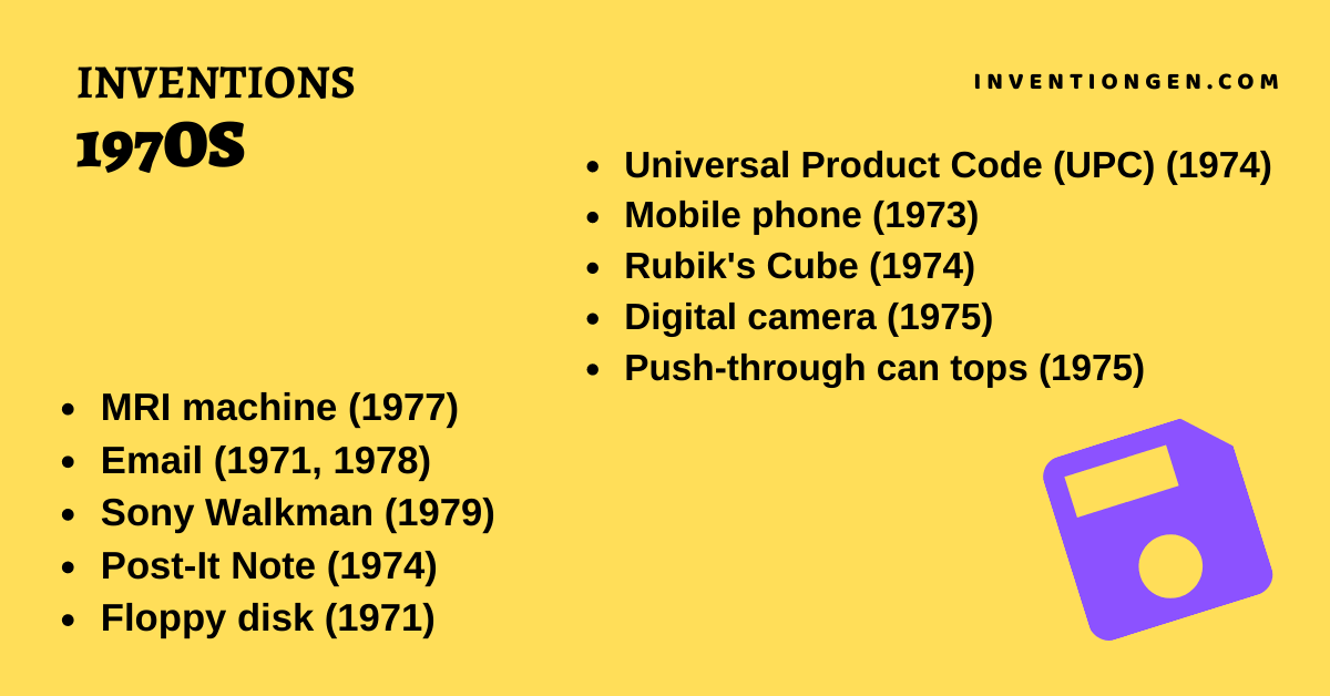 inventions 1970s 1970 inventions 70s inventions 1970 inventions list things invented in the 70s things invented in 1970 1970 technology inventions things invented in the 1970s 1970s technology inventions inventions since 1970 important inventions in the 1970s