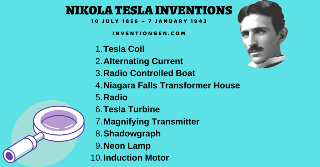 24 Nikola Tesla Inventions Work Contributions Inventgen